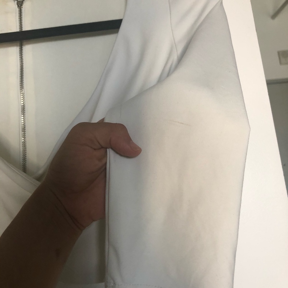 Bebe - Ivory Crop Top - Picture 5 of 6